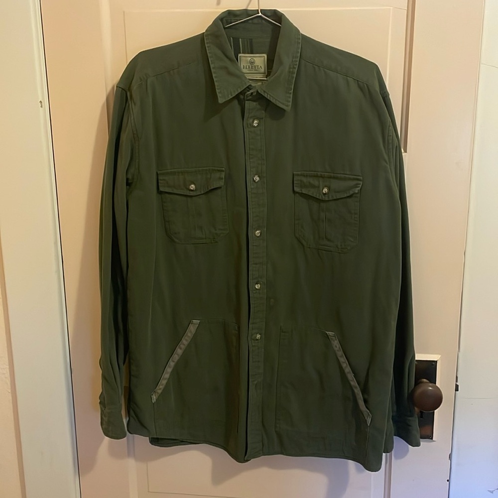 Beretta flannel lined shirt jac